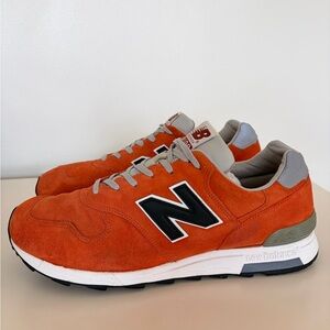 HTF New Balance x J.Crew 1400 Men’s Sneakers Made in USA Rusted Orange -Size 12